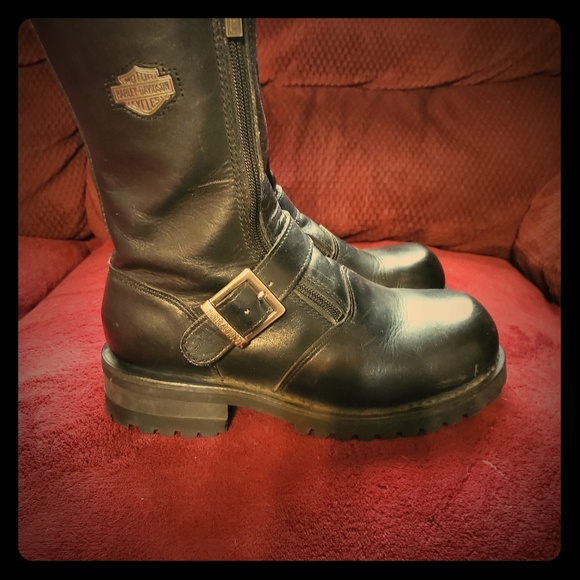 harley davidson steel toe boots womens
